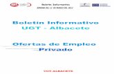 Ofertas de empleo en la provincia de Albacete