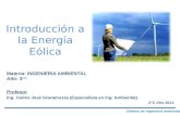 Introducción a la Energía Eólica