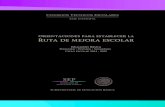 GUIA DE LA RUTA DE MEJORA EDUCACION BASICA 2014-2015