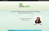 Lorena Amarante - OM Latam - WebCongress Bogotá 2013