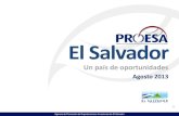 Presentacion pais El Salvador - Agosto 2013 - Español