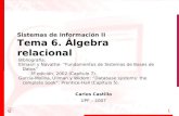 Bases de Datos - Parte 6/10 Álgebra relacional