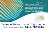 Innovaciones tecnológicas en el escenario AGUA-ENERGÍA, por Mariano Sanz, CIRCE