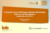 V Estudio Mobile Marketing iAB Espana