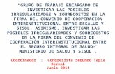 INFORME DR. SEGUNDO TAPIA   CORRUPCIÓN EN convenio  SISOL-ESSALUD