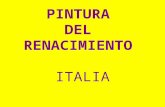 19.  Pintura renacentista en ITALIA (2º bachillerato).