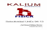 EXTREMADURA Selectividad FÍSICA 94-13