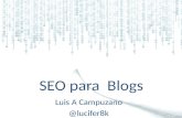 Seo para Blogs por @lucifer8k