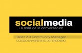 Taller Community Manager CUP