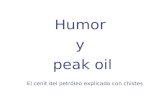 Peak oil y humor