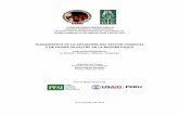 Diagnostico de la situacion del sector forestal y de fauna silvestre en la region pasco