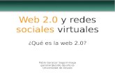 Web 2.0 y redes sociales virtuales - ¿Qué es la web 2.0?