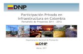 Colombia, participación privada en infraestructura en colombia 2010 2018