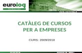 Catàleg de Cursos Eurolog Formación