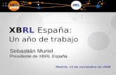 XBRL España. Un año de trabajo