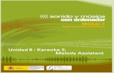 Modulo 2. Sonido Y Musica Por Ordenador. 10 Karaoke 2. Melody Assistant