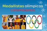 Medallistas olímpicos colombianos