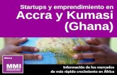 Startups y emprendimiento en Accra y Kumasi, Ghana