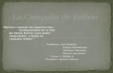 Campaña de bolivar
