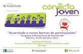 Congreso xuventude galiza13 Conecta Joven “Xuventude e novas formas de participación”