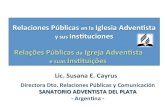 Relaciones Públicas - Susana Cayrus - SAC/GAIN 2014