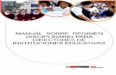 Manual sobre régimen disciplinario para Directores de Instituciones Educativas Públicas