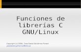 Funciones C (gnu/linux)