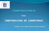 CONSTRUCCION DE CARRETERAS