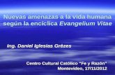 Nuevas amenazas a la vida humana según la encíclica Evangelium Vitae