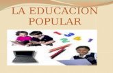 Educación popular en América Latina.