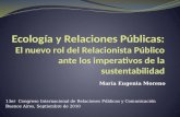 El nuevo rol del Relacionista Público ante los imperativos de la Sustentabilidad
