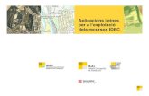Aplicacions i eines per a l'explotació dels recursos IDEC