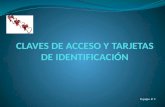 Claves de acceso y Tarjetas de Identificacion