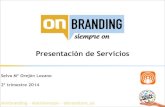 Presentación servicios onbranding