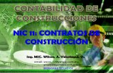 NIC 11 CONTRATOS DE CONSTRUCCIÓN