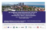 III CONGRESO INTERNACIONAL CACECA | 2012