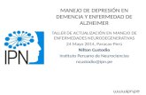 Manejo de Depresión en Demencia y Enfermedad de Alzheimer