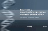 Empresas Perú que usan software libre