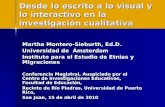 Conferencia de Martha Montero-Sieburth, Abril 2010