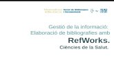 Refworks 2.0 per a Ciències de la Salut