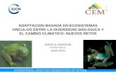 Adaptación basada en ecosistemas - Angela Andrade