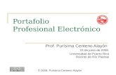 Portafolio Profesional  Electronico