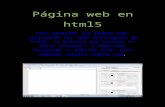 Pajinas web html 5 para suvi hoy
