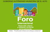 El Alto: La planificación urbana en el Sistema de Planificación Integral Estatal - Panel 1