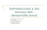 Introduccion A Las Teorias Del Desarrollo Local