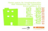 Guía para la implantación del Sistema de Gestión Energética en PYMES industriales en la ciudad de Madrid