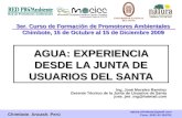 Natura Epa 06  Agua Experiencia desde la Junta de Usuarios de Santa  Ing  José Morales