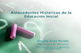 1. antecedentes históricos de la educ. inicial.
