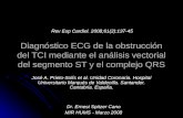 Diagnóstico ECG de la obstrucción del TCI mediante el análisis vectorial del segmento ST y el complejo QRS
