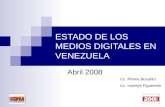 Estados de los medios digitales en Venezuela (2001 y Vea)